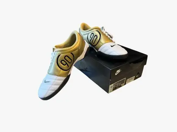 Nike Total 90 III SP White Metallic Gold HJ9351-101 Indoor Soccer Shoes - Picture 14 of 16